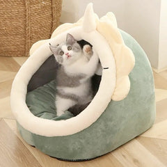 Neox DinoNest™ – Adorable Dinosaur Pet House with Toy