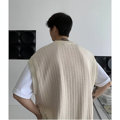 Neox RetroFit™ – Vintage American Hollow-Out Sweater Vest