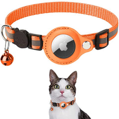 Neox TrackGuard™ – Reflective AirTag Case Collar for Cats & Dogs