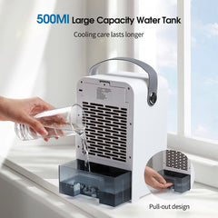 Neox CoolMist™ – Mini Portable Air Cooler & Personal Cooling Fan