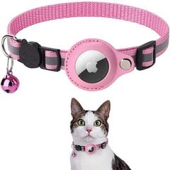 Neox TrackGuard™ – Reflective AirTag Case Collar for Cats & Dogs