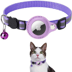 Neox TrackGuard™ – Reflective AirTag Case Collar for Cats & Dogs