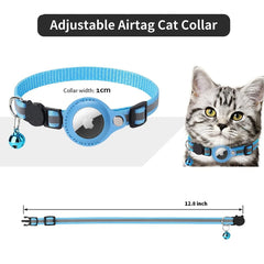 Neox TrackGuard™ – Reflective AirTag Case Collar for Cats & Dogs