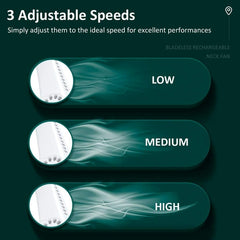 Neox BreezeLoop™ – Rechargeable Bladeless Neck Fan