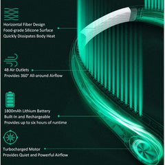 Neox BreezeLoop™ – Rechargeable Bladeless Neck Fan
